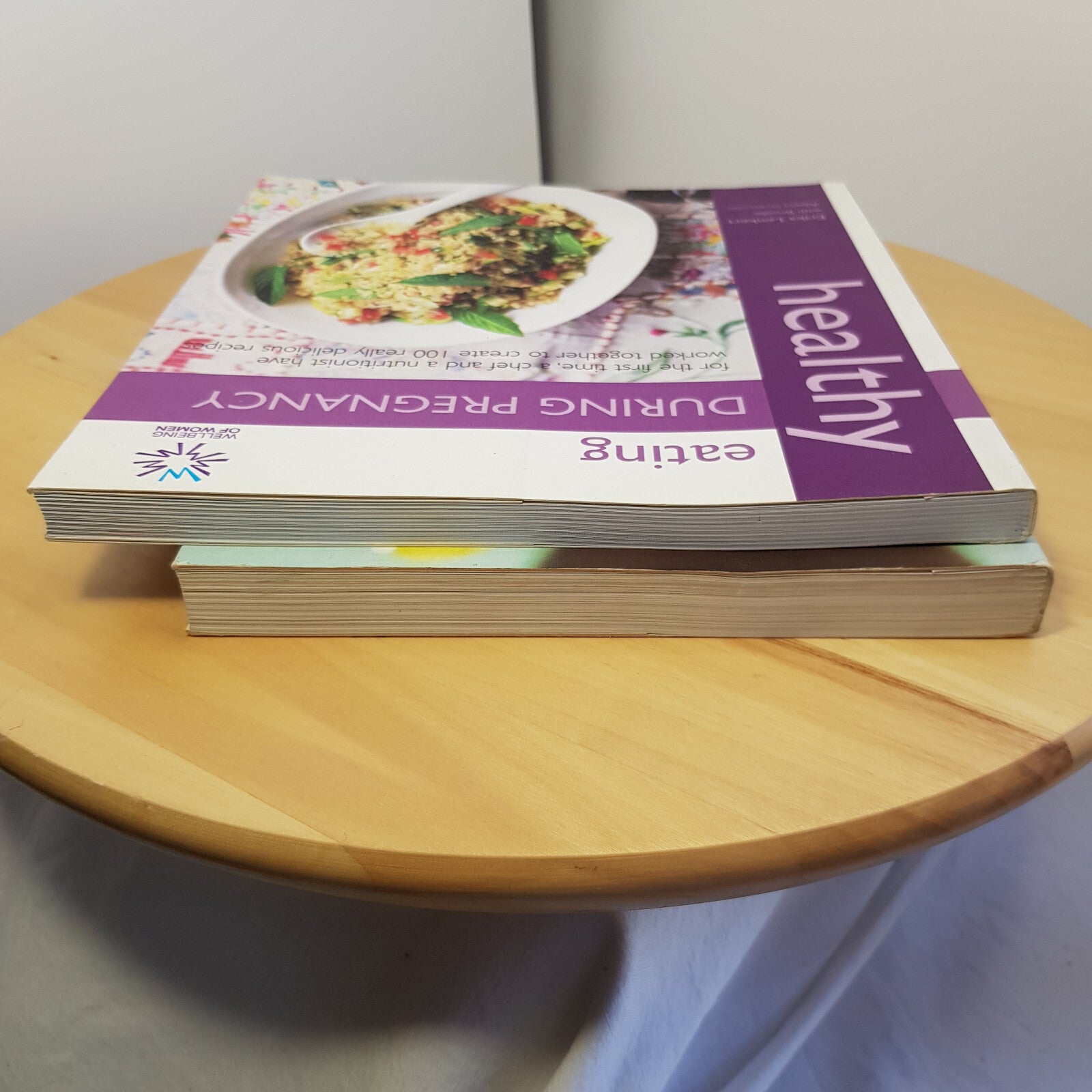 Bundle x 2 books healthy eating for pregnancy and children - paperbacks