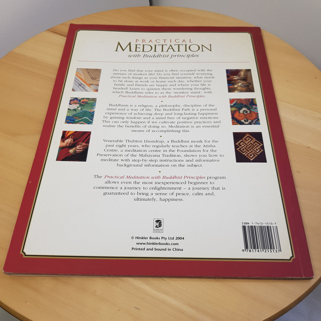 Practical Meditation with Buddhist Principles By Venerable Thubten Lhundrup  ...
