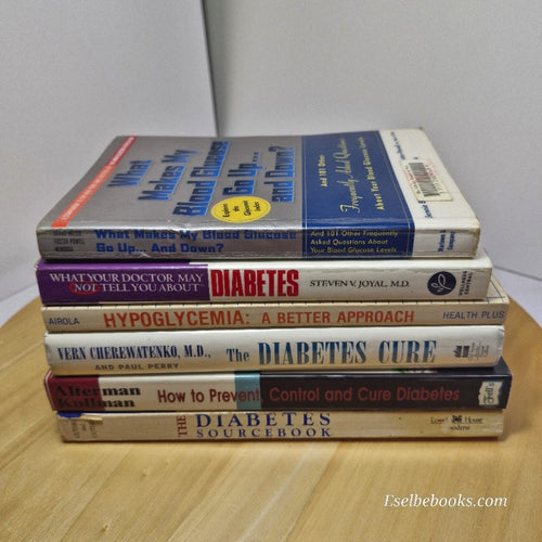 6 patient guides on diabetes & hypoglycemia - paperbacks