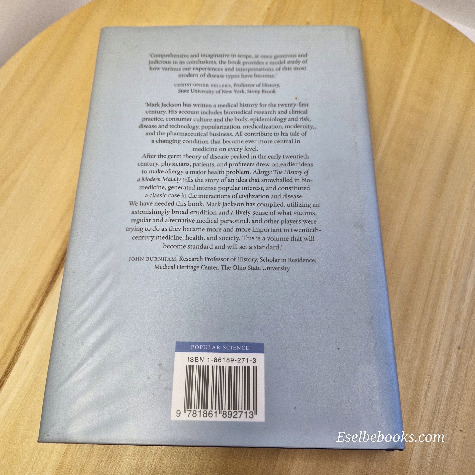 Allergy The History of a Modern Malady By Mark Jackson · 2007 - hardback with...
