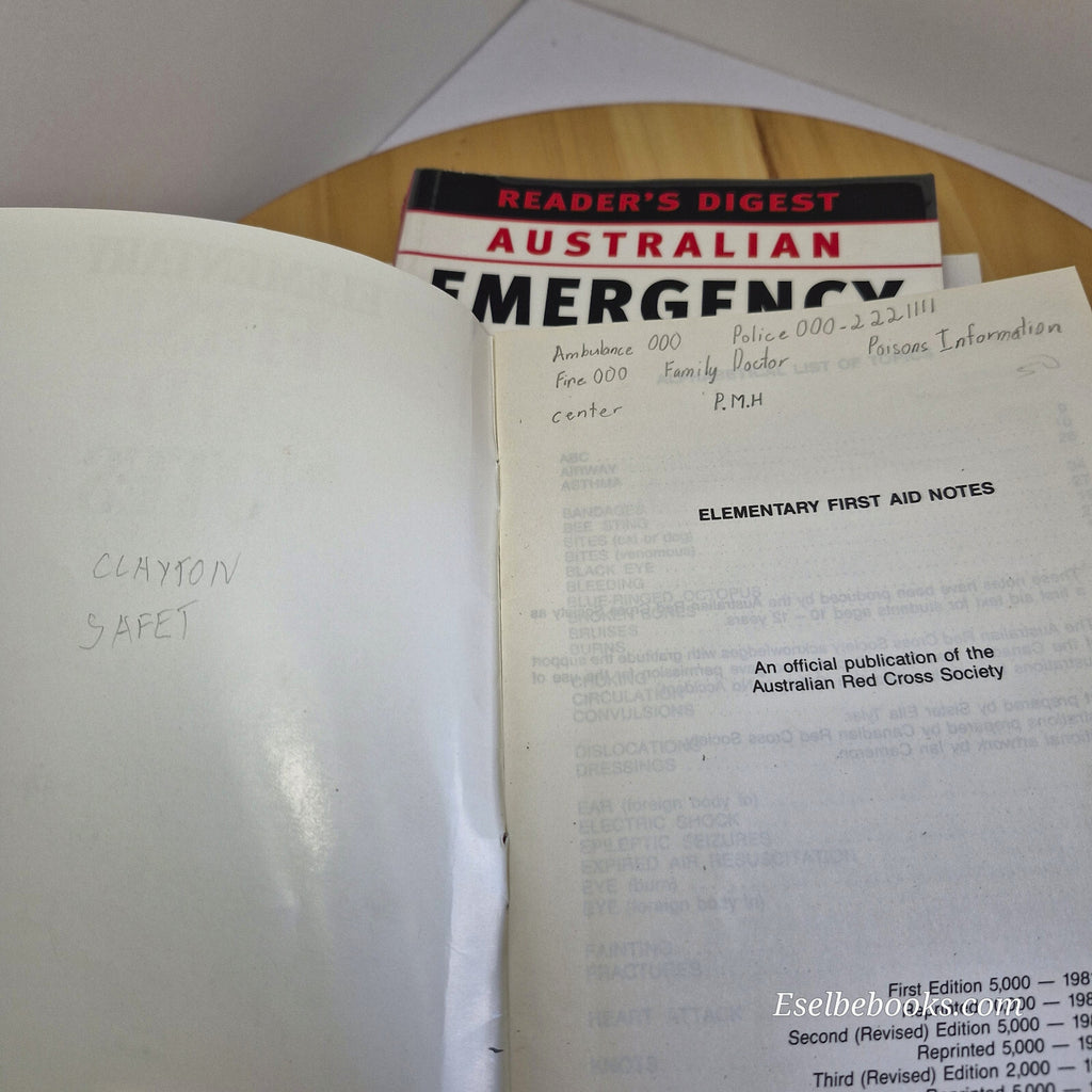 Emergency Medicine/first aid guides x 4 - Australian editions - paperbacks