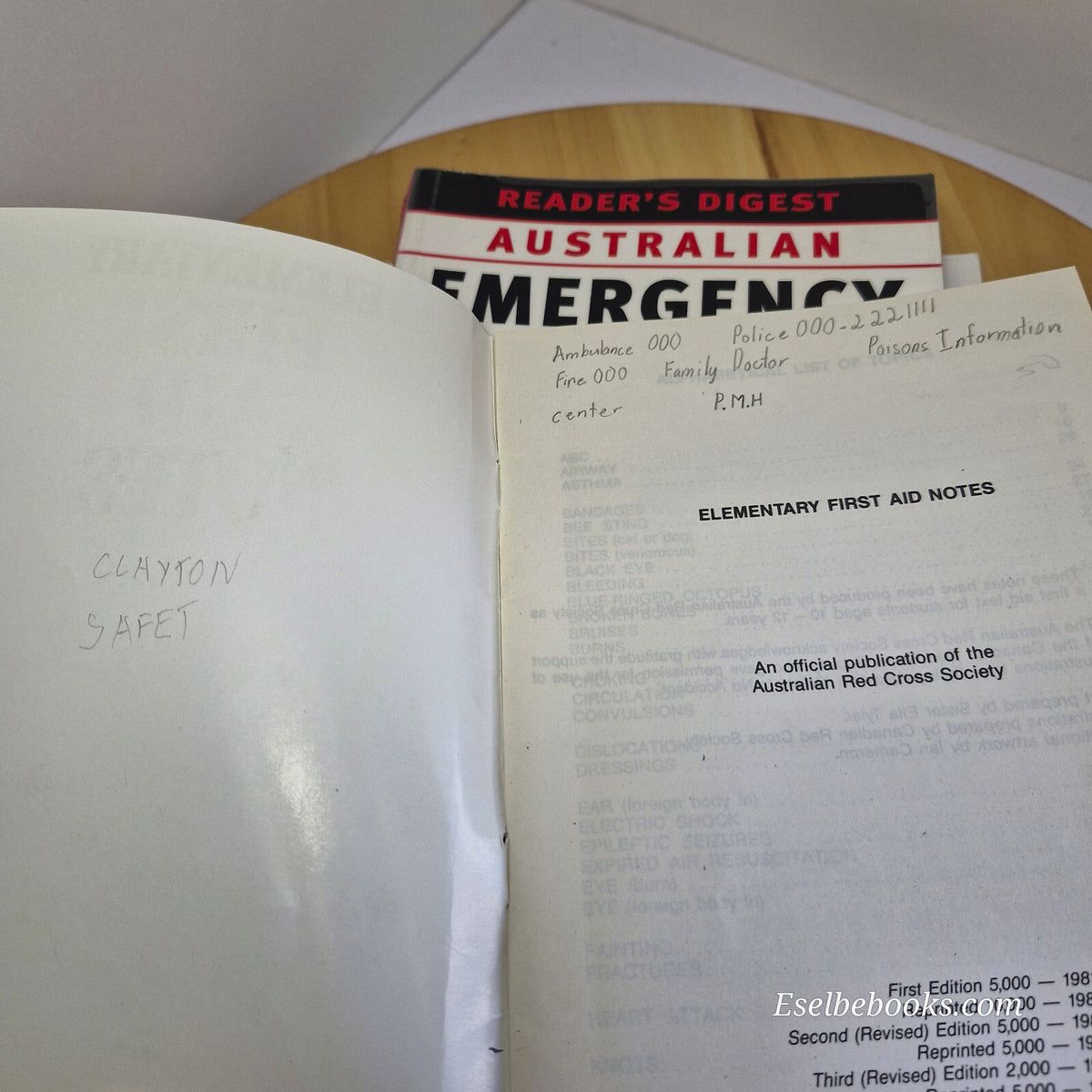 Emergency Medicine/first aid guides x 4 - Australian editions - paperbacks
