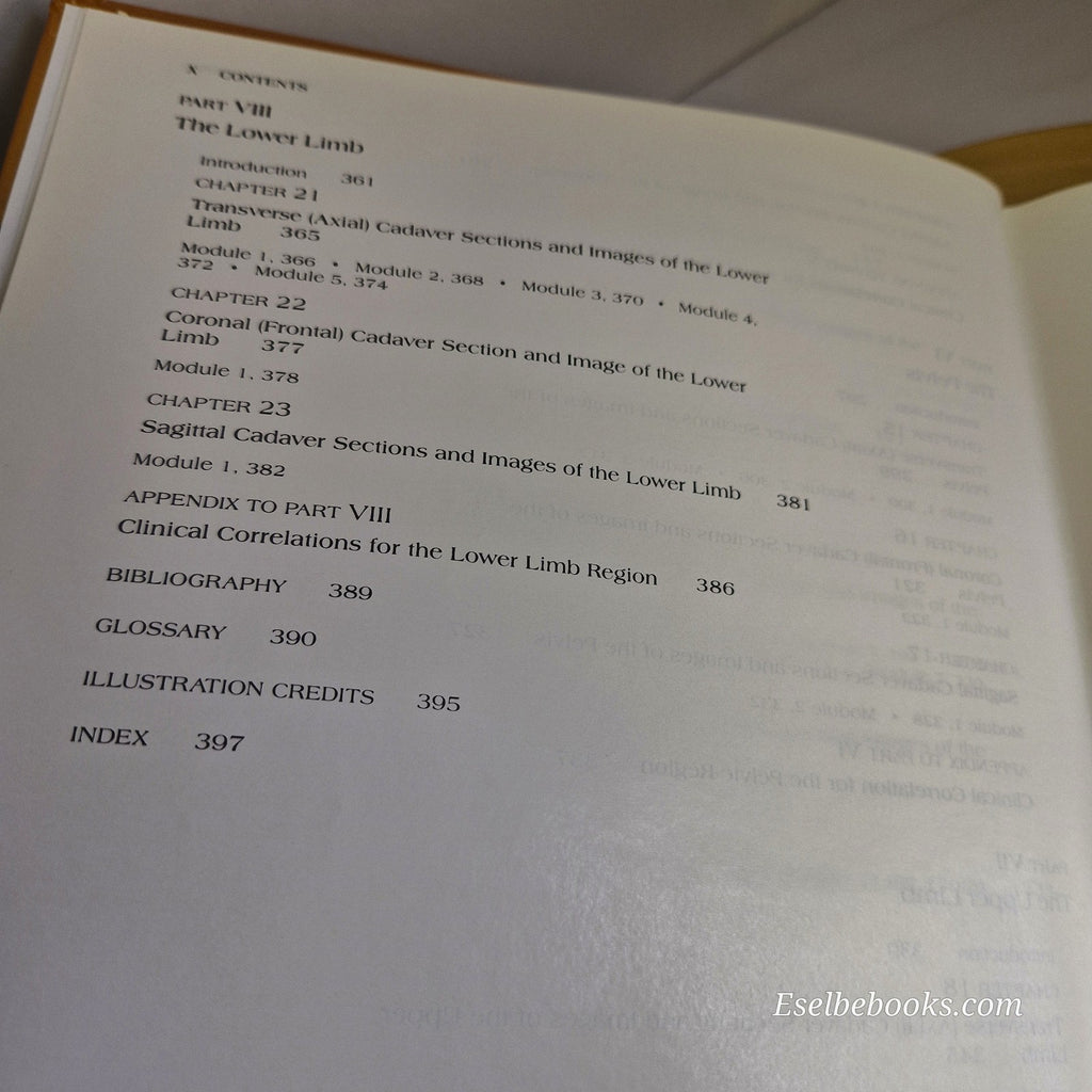 Modern Sectional Anatomy By Alexander Lane & Hossein Sharfaei · 1992 - hardback