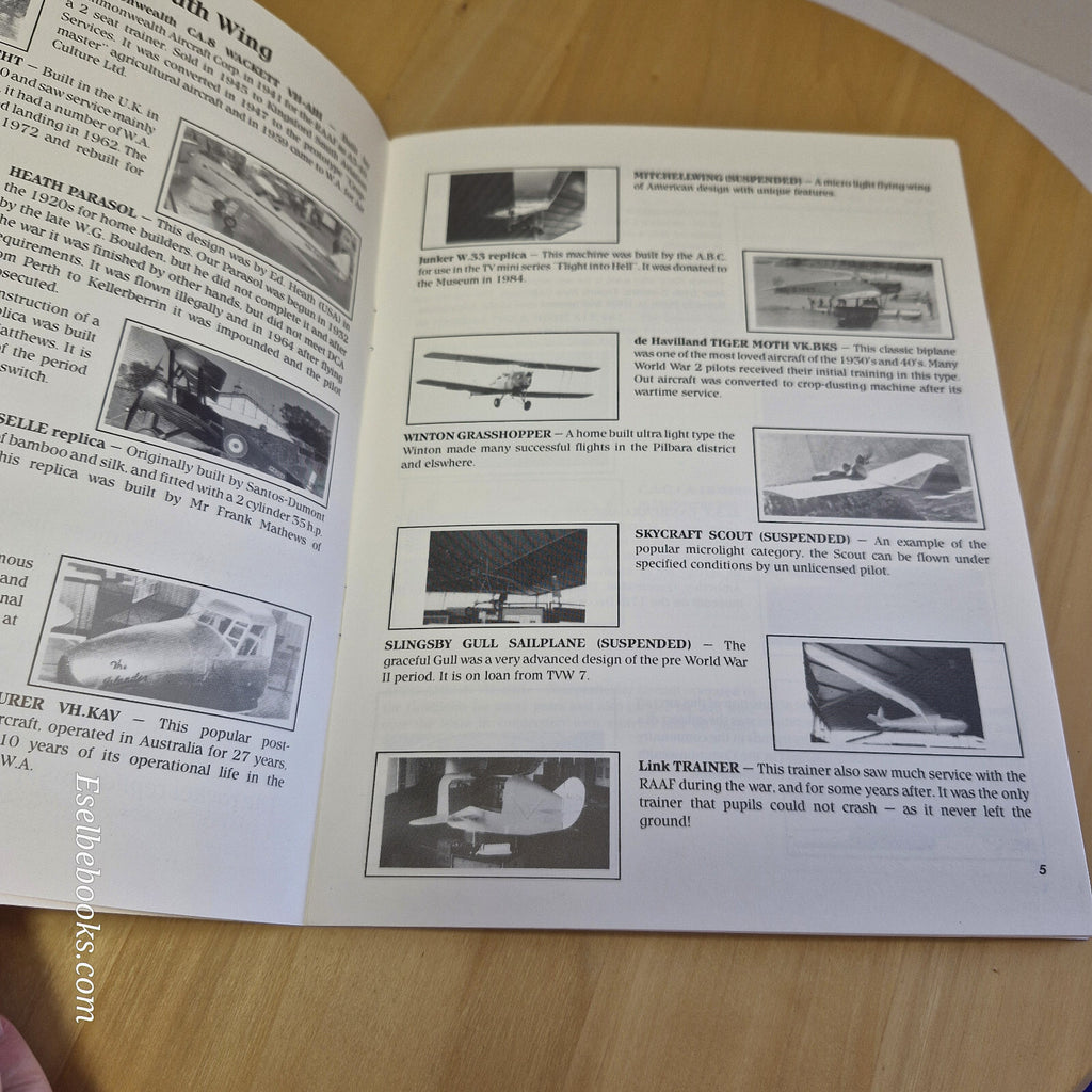 Aviation Museum of Western Australia - official illustrated guide - vintage e...