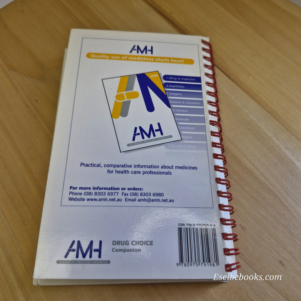 AMH Drug Choice Companion : Emergency Care 3rd ed (Spiral Bound, 2008)
