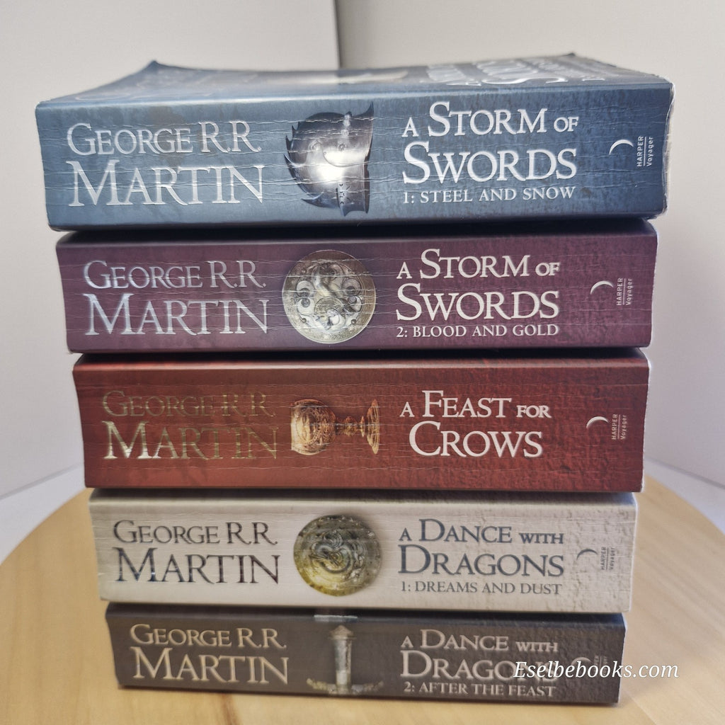 A Game of Thrones: Books  3 4 5  by George R R  Martin - paperbacks