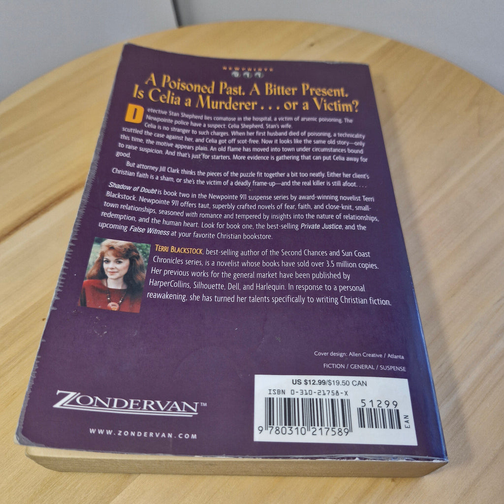 Christian mystery fiction: Shadow of Doubt By Terri Blackstock · 1998 - paper...