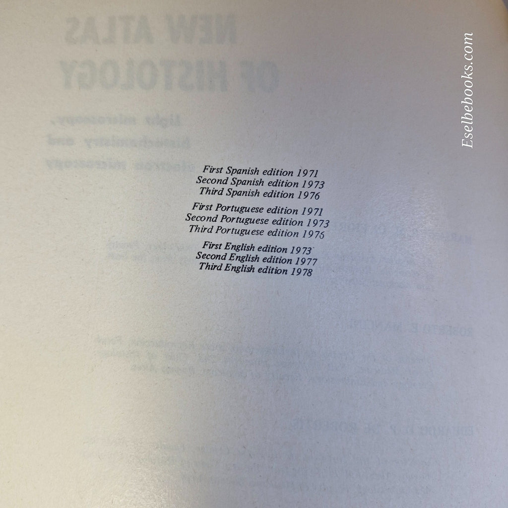 New Atlas of Histology Light Microscopy, Histochemistry and Electron Microscopy