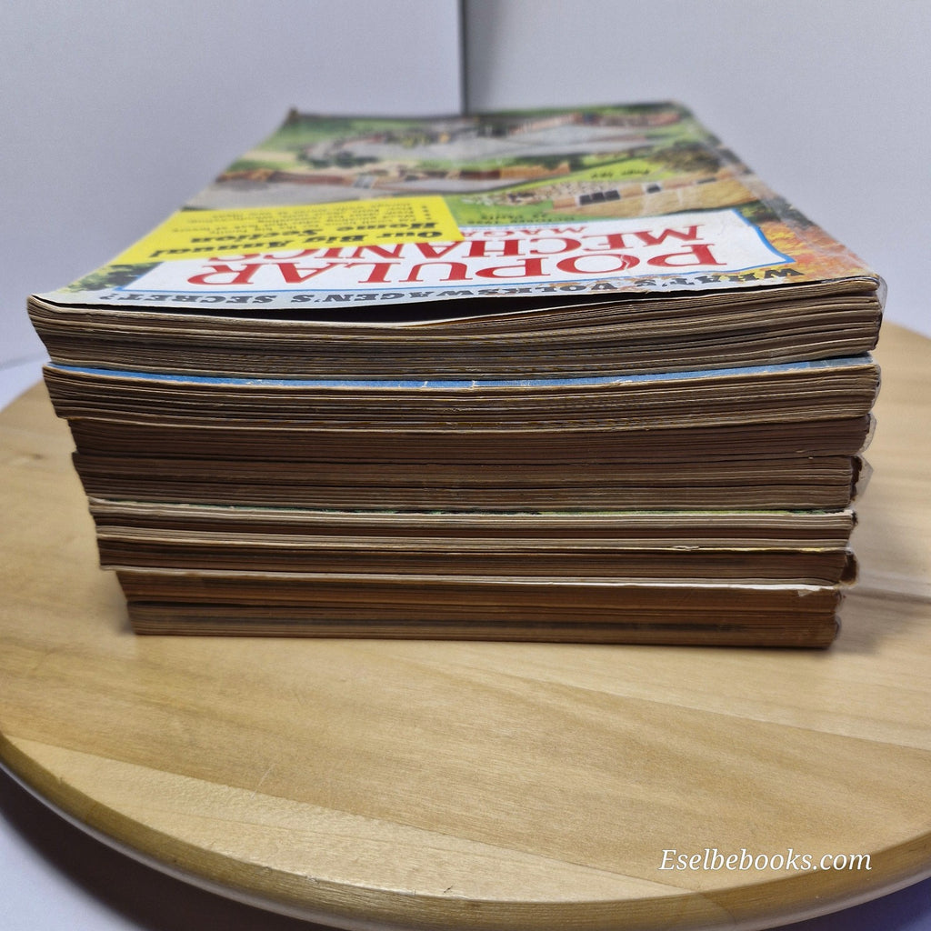 Lot of 8 Vintage Popular Mechanics Magazine 1956 to 1959