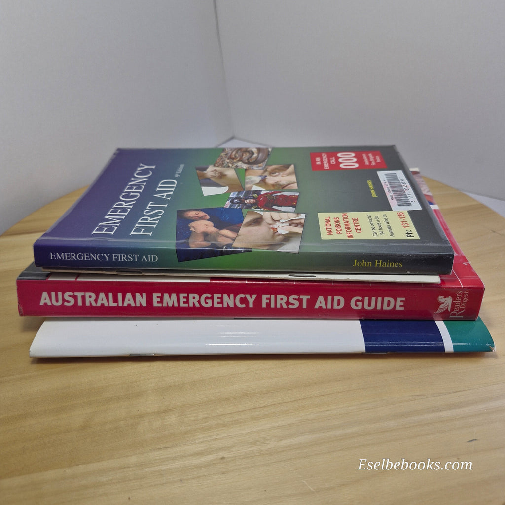 Emergency Medicine/first aid guides x 4 - Australian editions - paperbacks