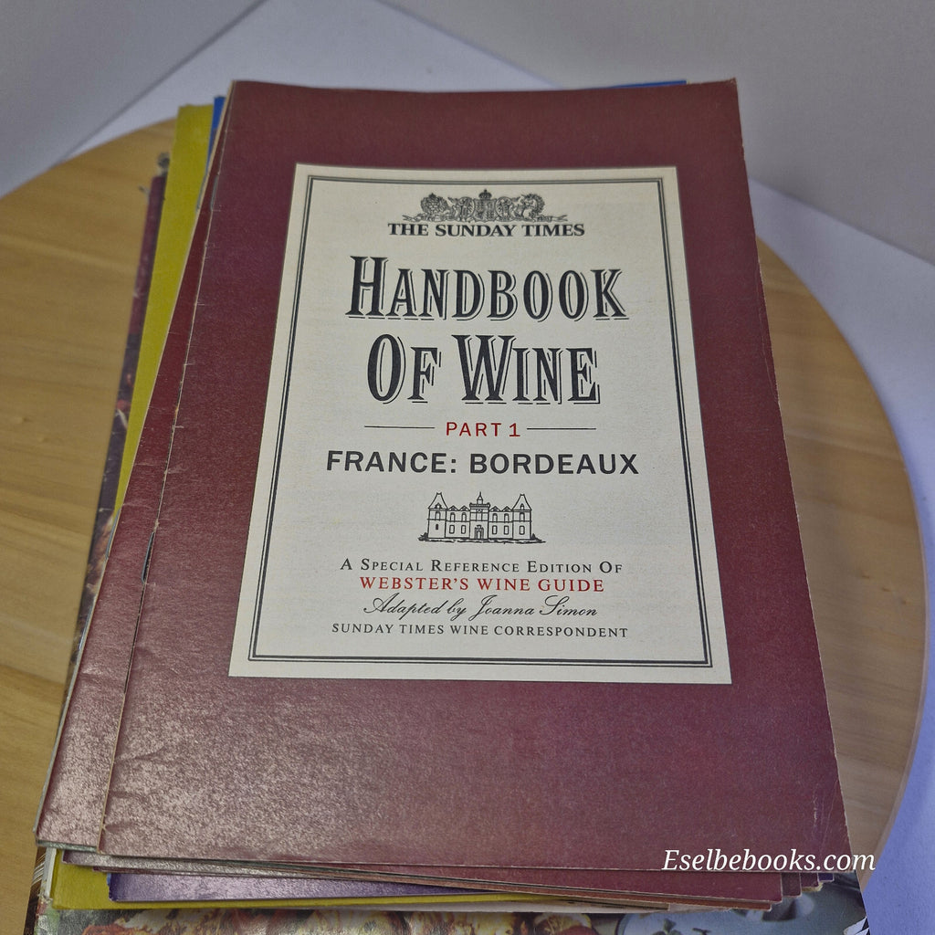 Vintage books/brochures about wine x 18 - paperbacks/hardbacks