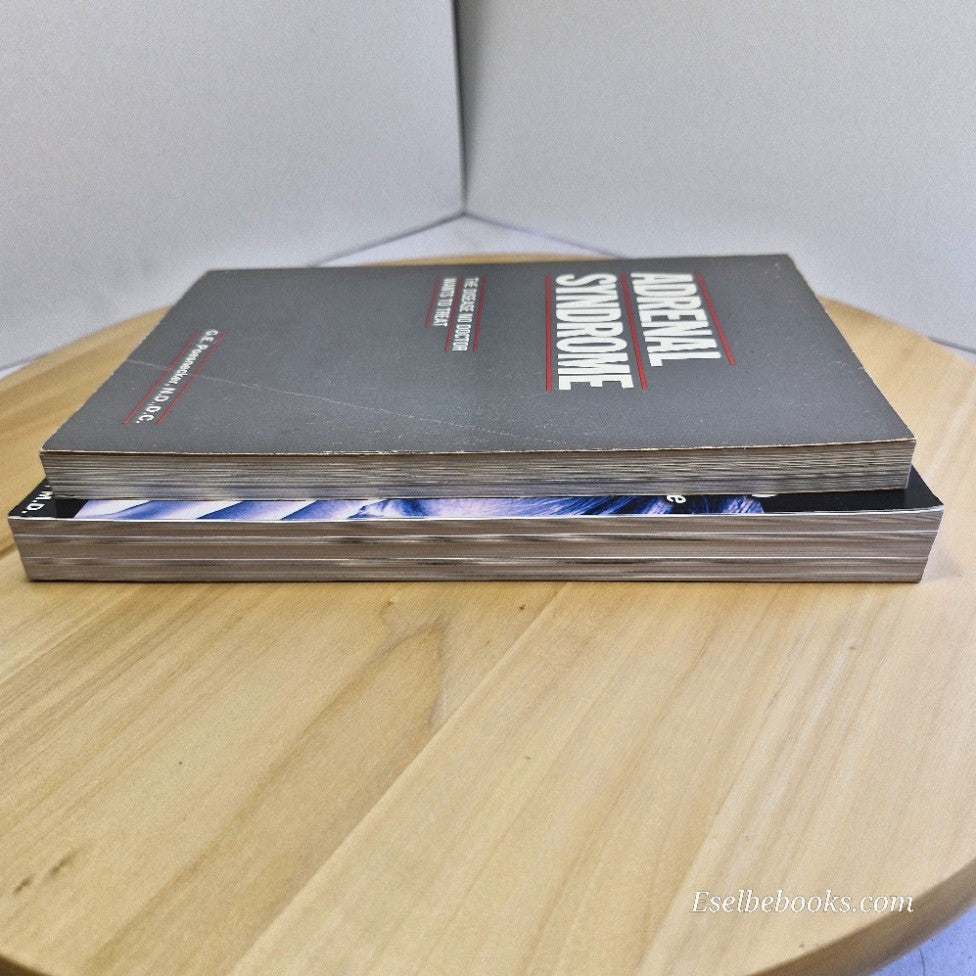 2 adrenal fatigue/syndrome treatment books - paperbacks