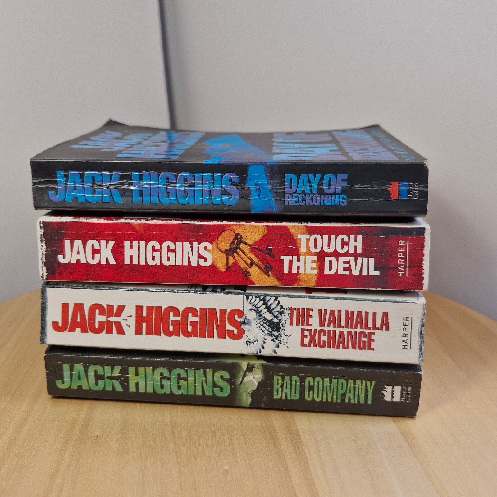 Jack Higgins x 4 - Bad Company/The Valhalla Exchange/Touch the Devil/Day of r...