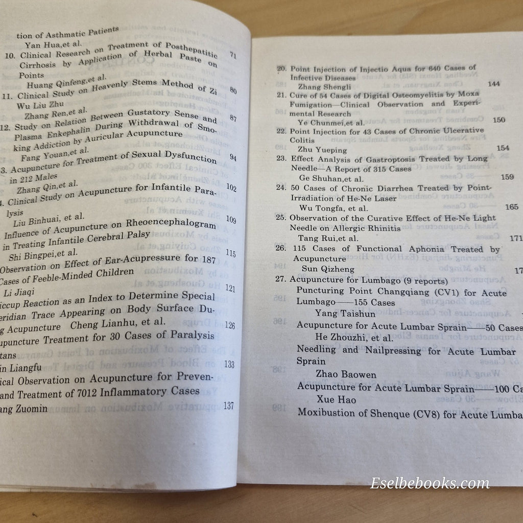 Selections from Clinical Experiences of Acupuncture 1993 - Shanghai College - PB