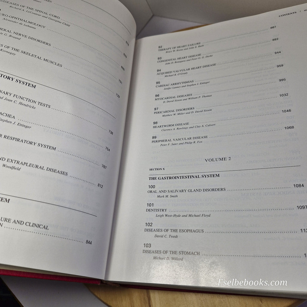 Textbook of Veterinary Internal Medicine Volume 1 & 2 Fourth edition by Ettin...