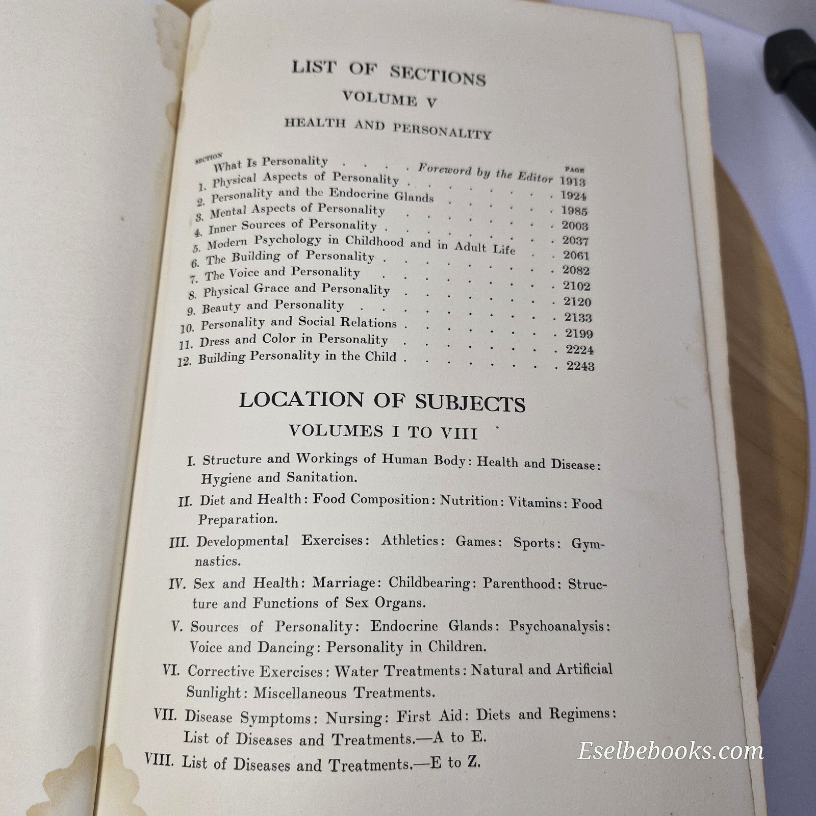 The Encyclopedia of Health and Physical Culture Volume 5 1937 11th edition - ...
