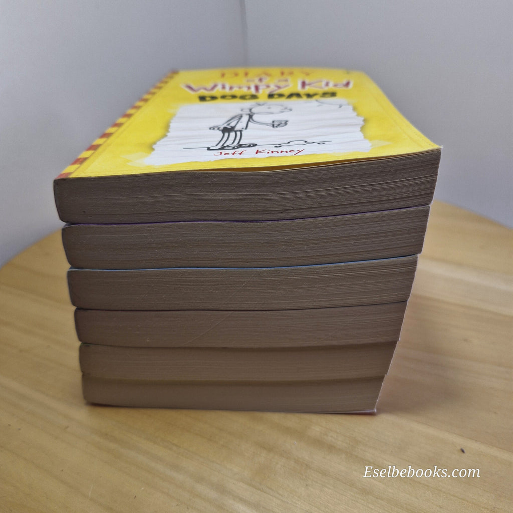 Children's fiction: Diary of a wimpy kid books 4 to 9 (6 books) - paperbacks
