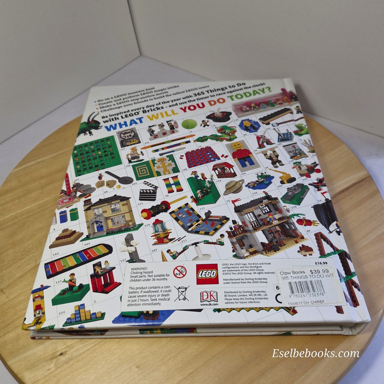 365 Things to Do with Lego Bricks by DK -  NO activity selector and timer