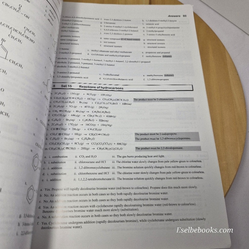 2 chemistry problems/solutions textbooks - paperbacks