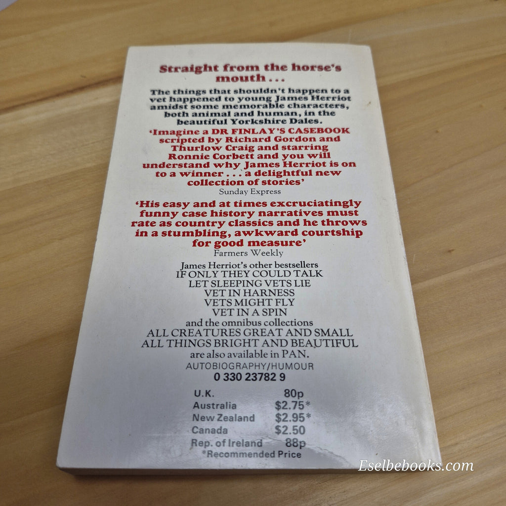 It Shouldn't Happen to a Vet By James Herriot · vintage paperback