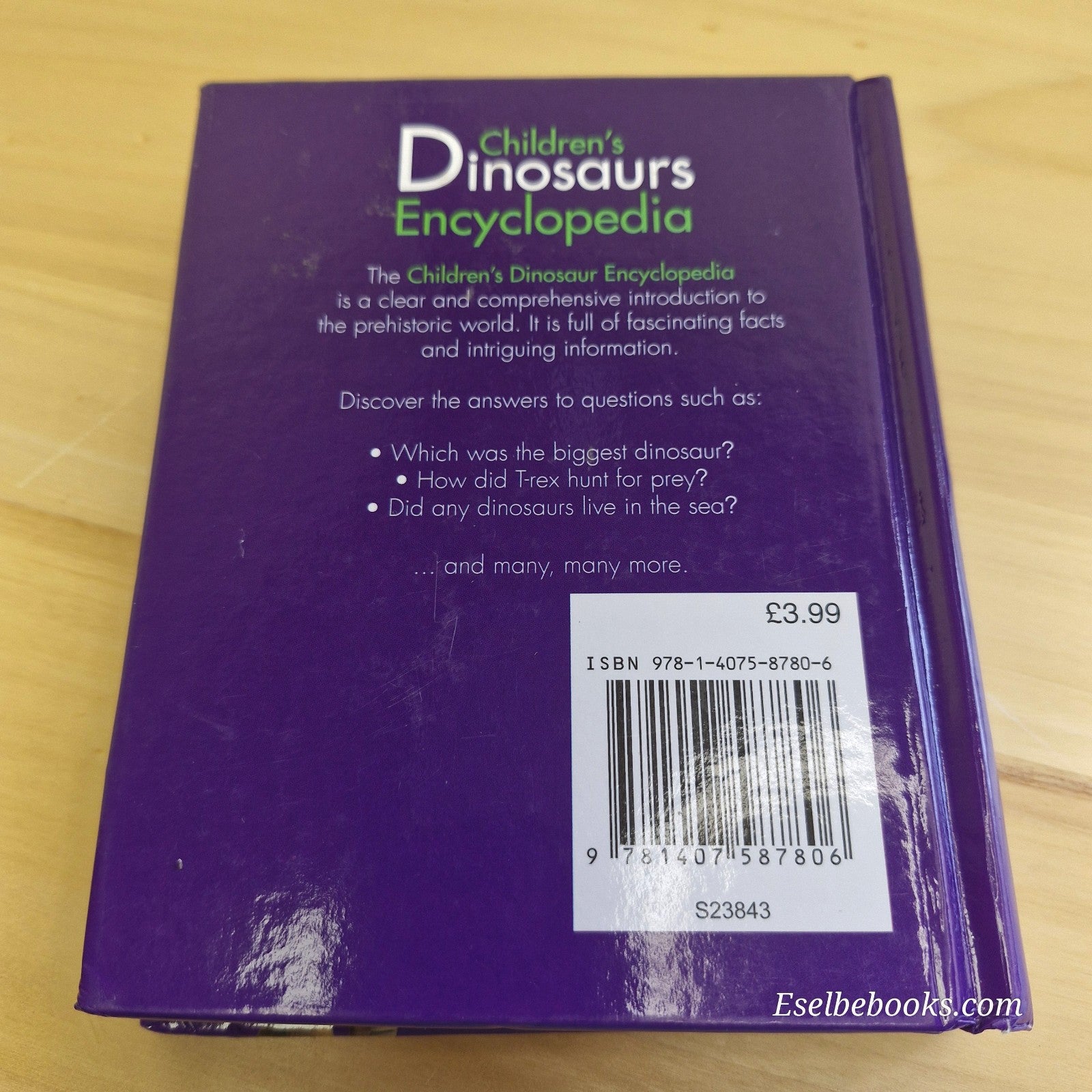 Mini Children's Reference: Encyclopedia of dinosaurs - hardback