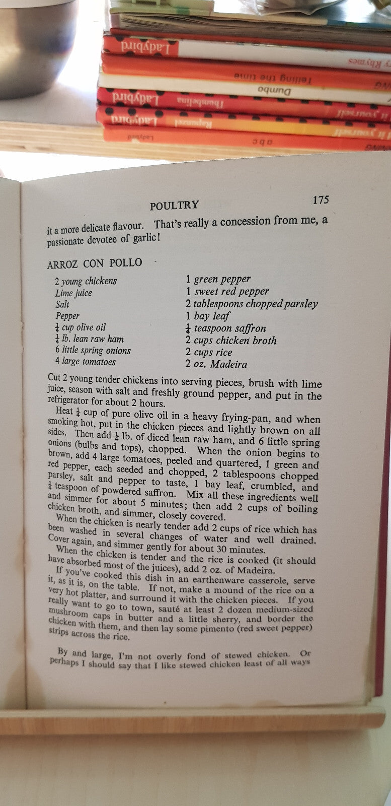 Cookbook: With a Jug of Wine By Morrison Wood · 1953 - vintage hardback