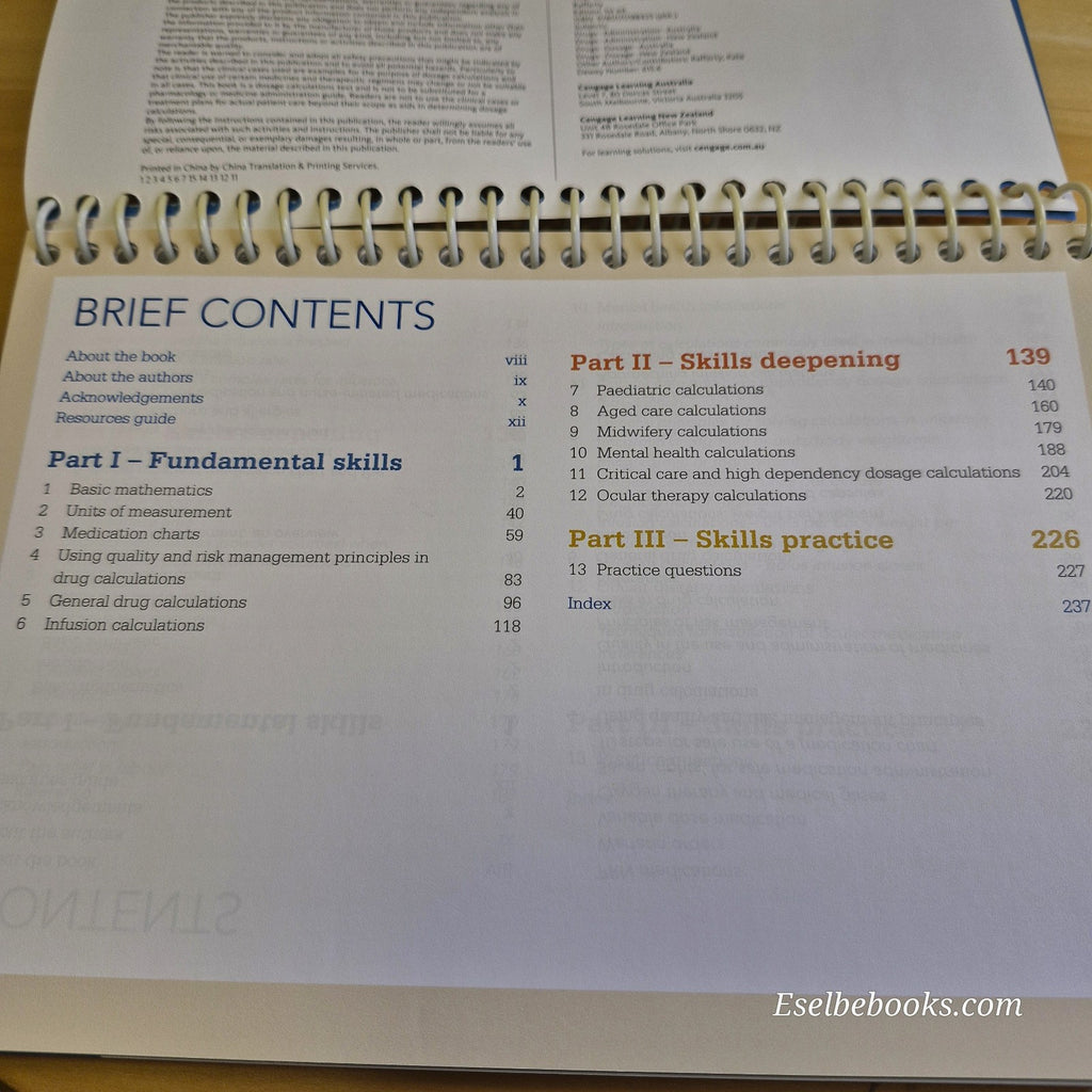 Clinical Dosage Calculations Australia + New Zealand By Brotto & Rafferty