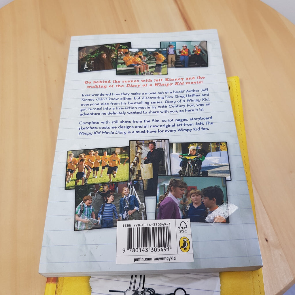 Diary of Wimpy Kid #4 and The Wimpy Kid Movie Diary by Jeff Kinney - paperbacks