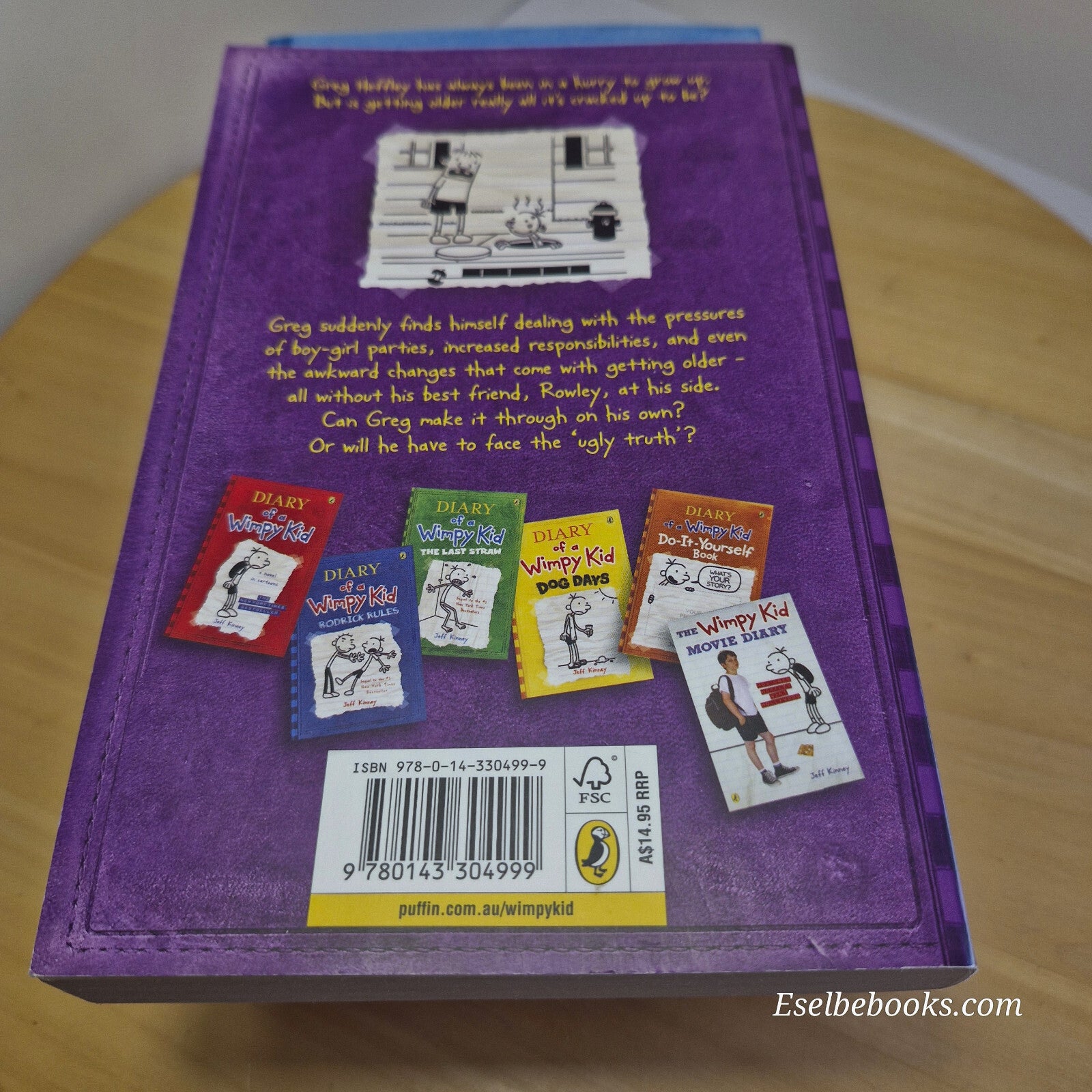Children's fiction: Diary of a wimpy kid books 4 to 9 (6 books) - paperbacks