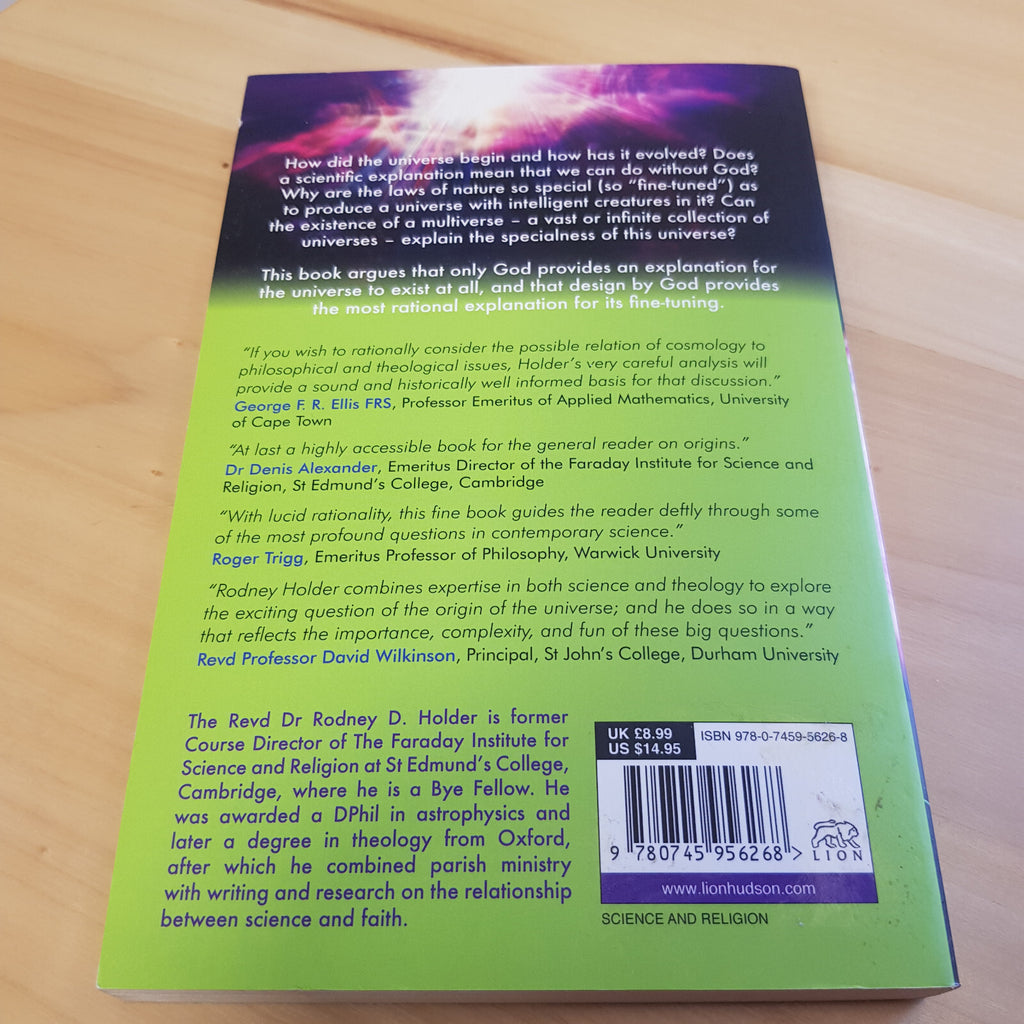 Big Bang Big God A Universe Fit for Life By Rodney Holder · 2013 - paperback