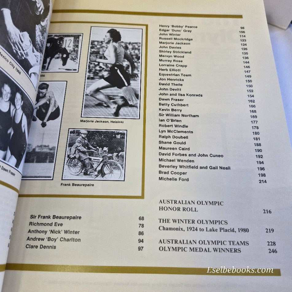 Australians at the Olympics A Definitive History Gary Lester - hardback/dj