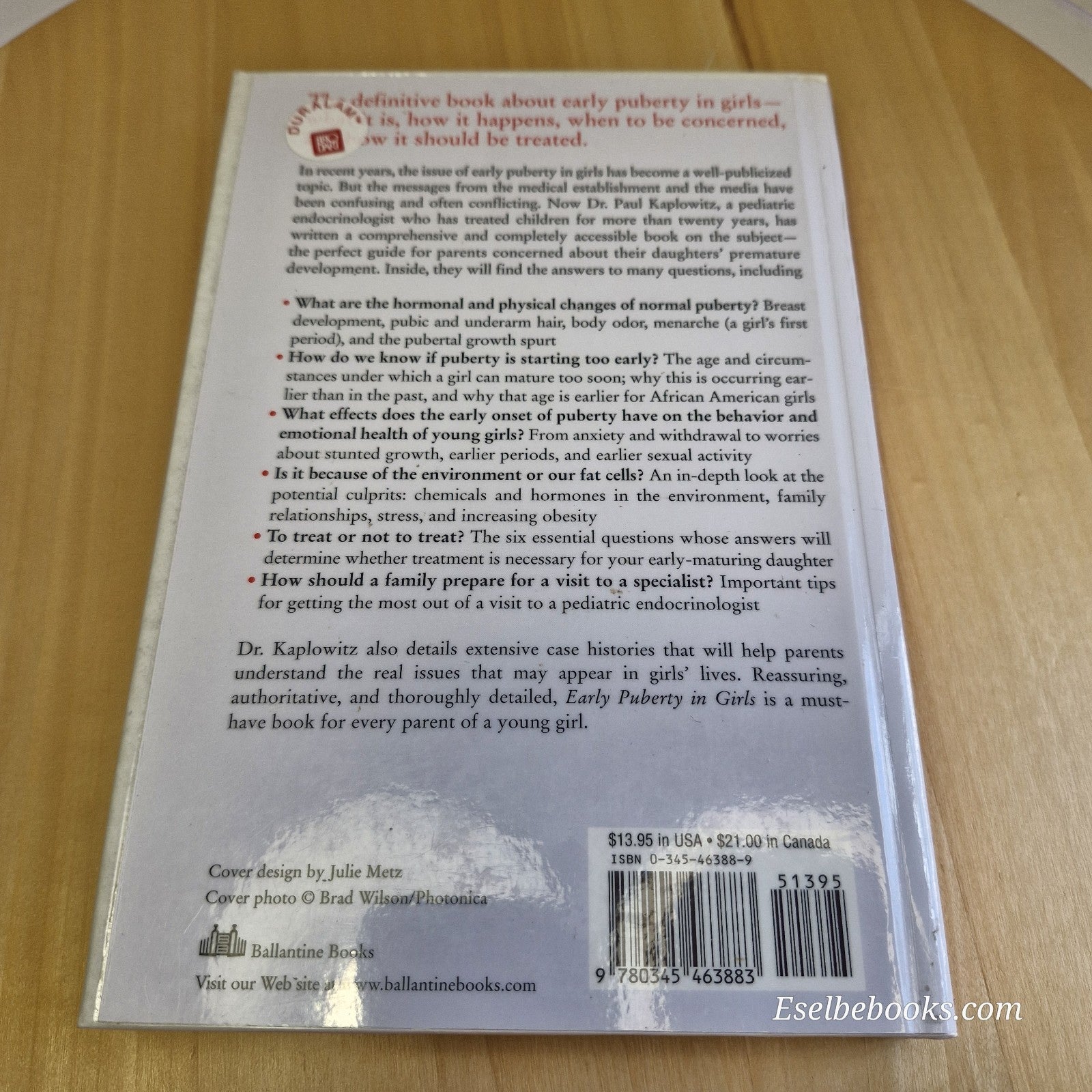 Early Puberty in Girls The Essential Guide by By Paul Kaplowitz · 2004 - hardbac