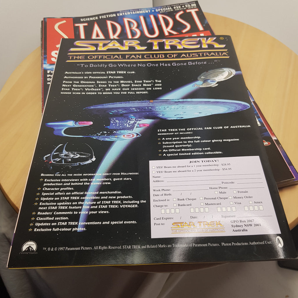 Bundle x 7 sci-fi fantasy magazines - various titles - paperbacks