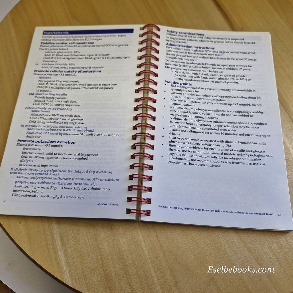 AMH Drug Choice Companion : Emergency Care 3rd ed (Spiral Bound, 2008)