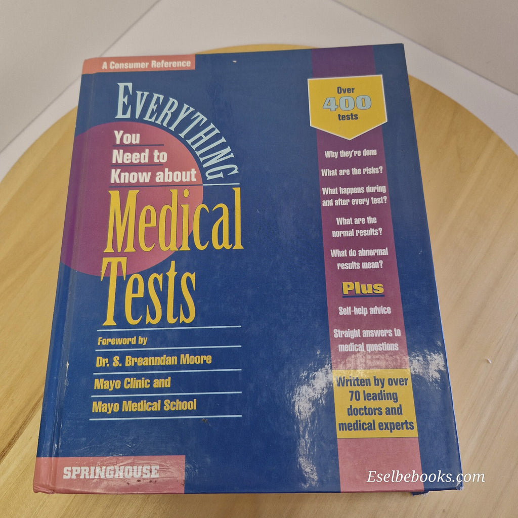 Health: Everything You Need to Know about Medical Tests 1996 - hardback