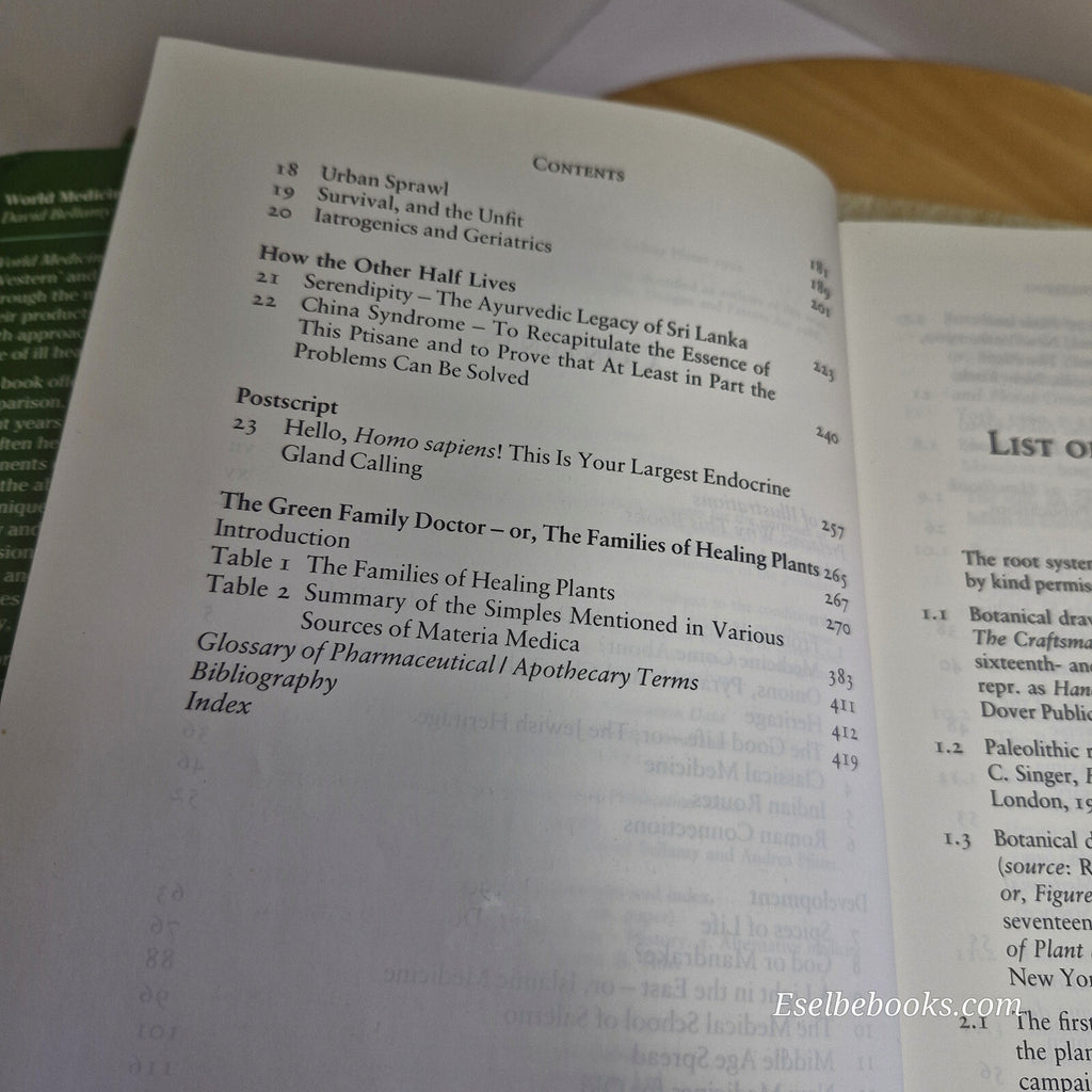 David Bellamy books x 2 - World Medicine (HB) and The Bellamy Herbal (PB)