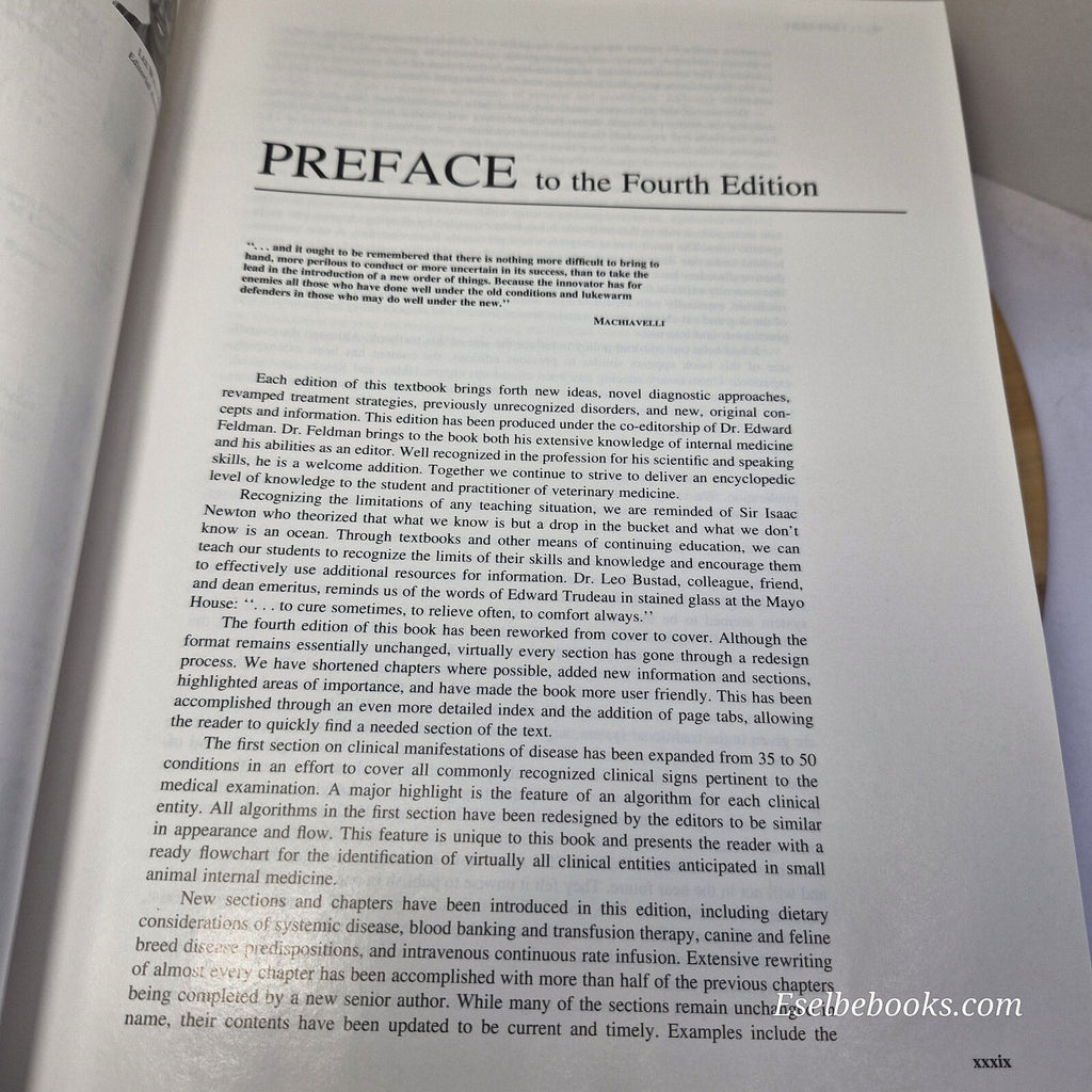 Textbook of Veterinary Internal Medicine Volume 1 & 2 Fourth edition by Ettin...