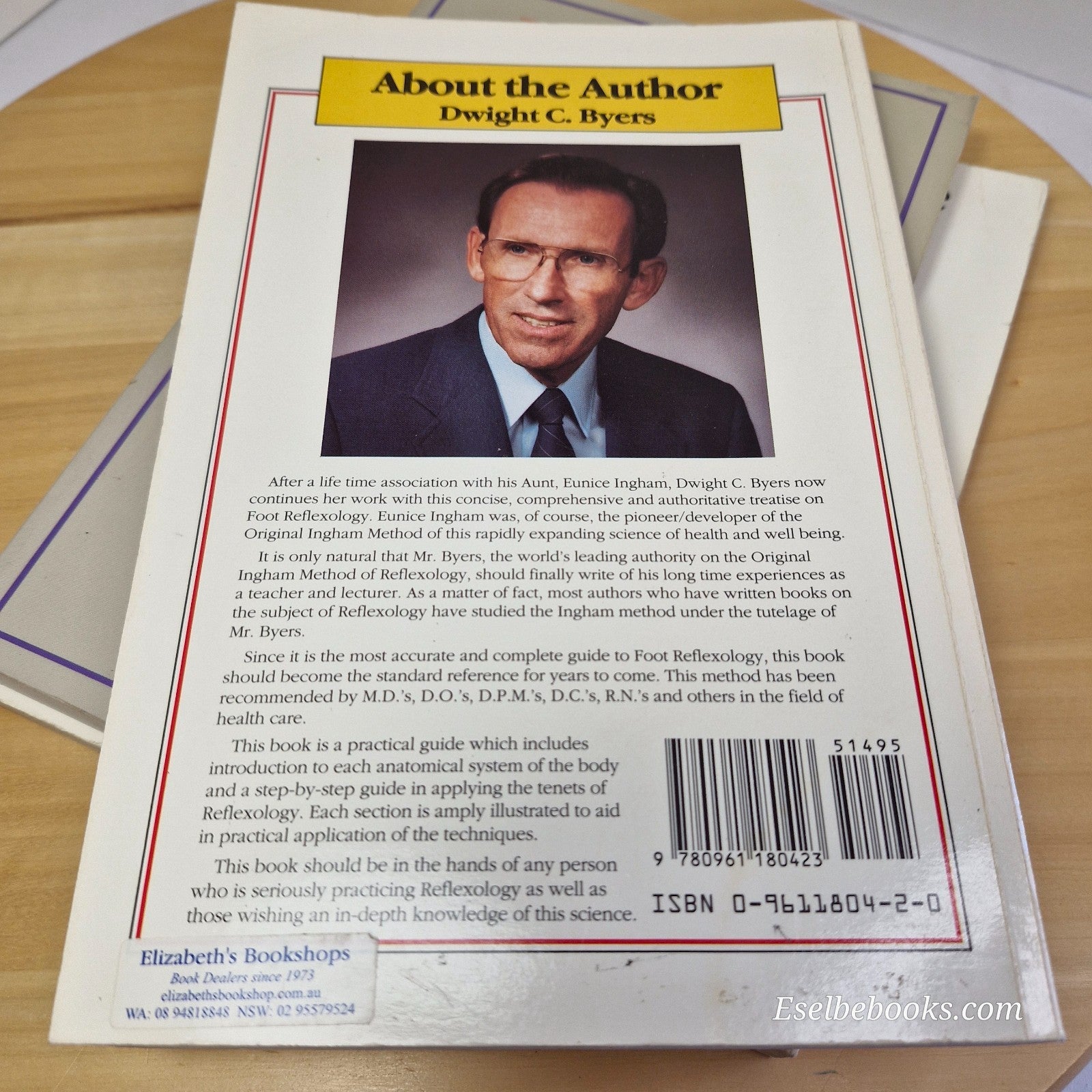 5 guide books about foot reflexology - hardback/paperbacks