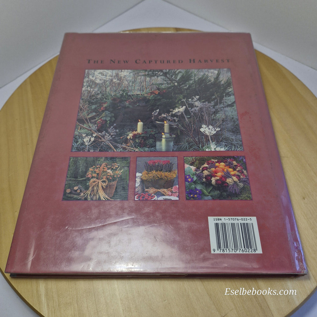 3 books - herbal wreaths/herbal crafts - how to guides - hardbacks