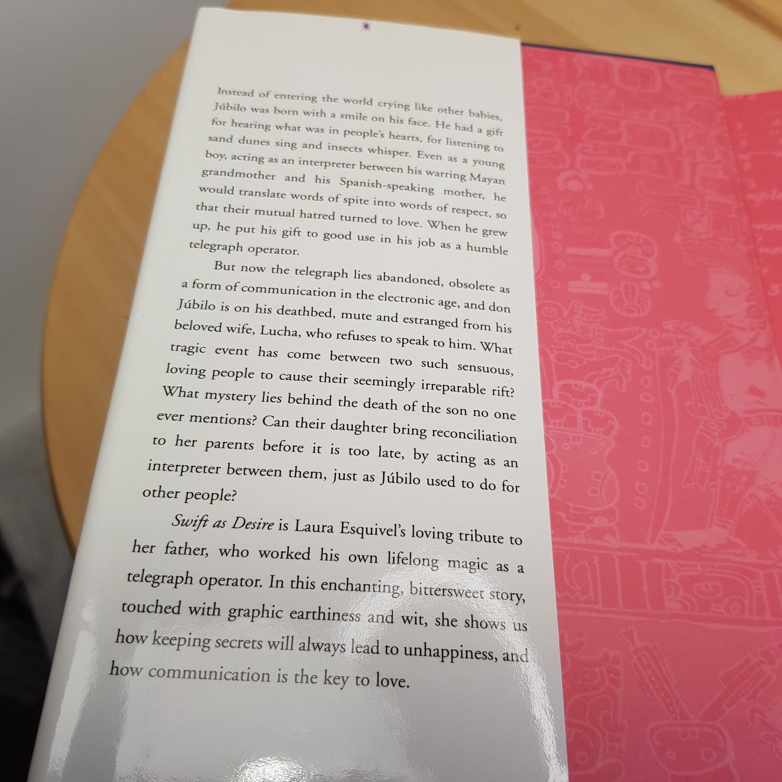 Swift As Desire By Laura Esquivel · 2001 - hardback with dust jacket