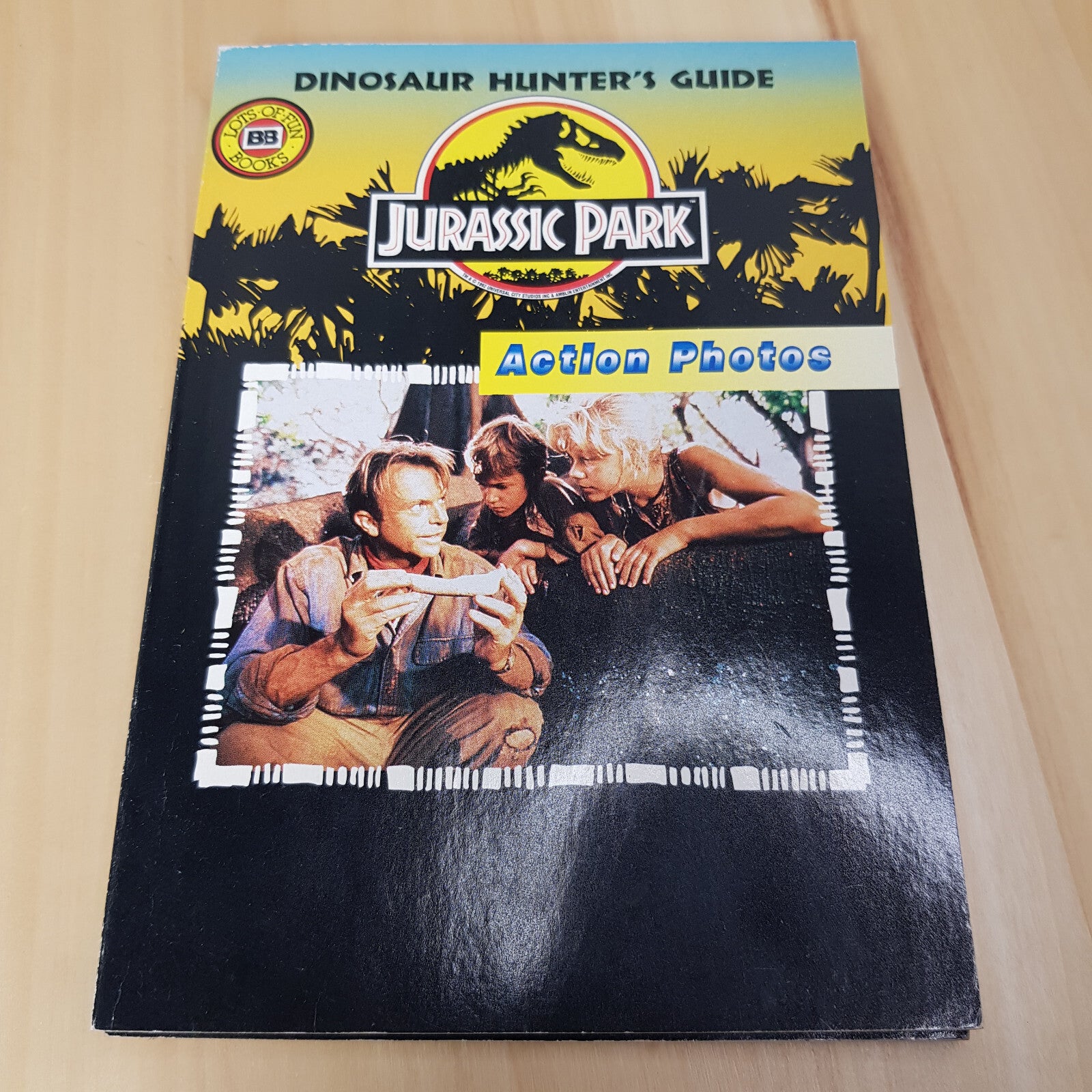 Official Jurassic Park Movie tie-in books: Dinosaur Hunter's Guide and Puzzle...