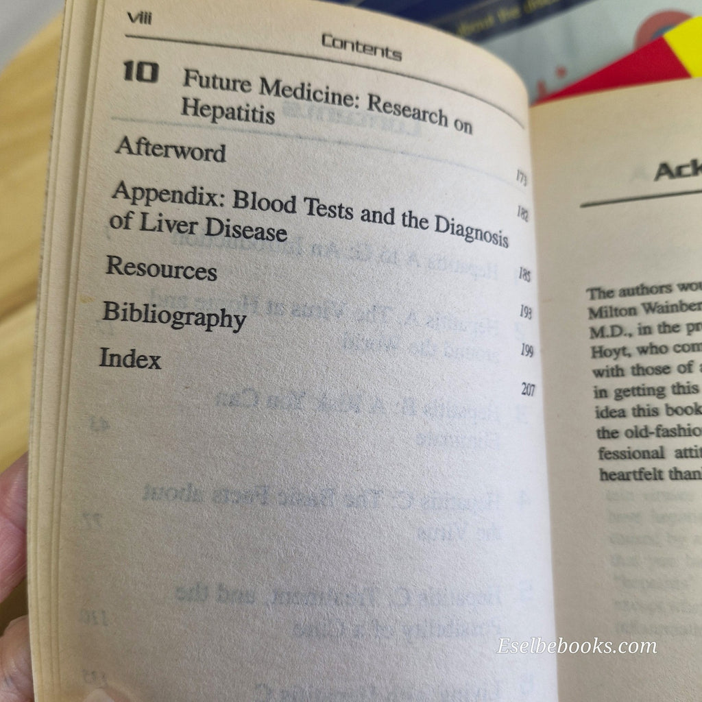 5 books about Hepatitis C - handbook/sourcebook and healing naturally - paperbac