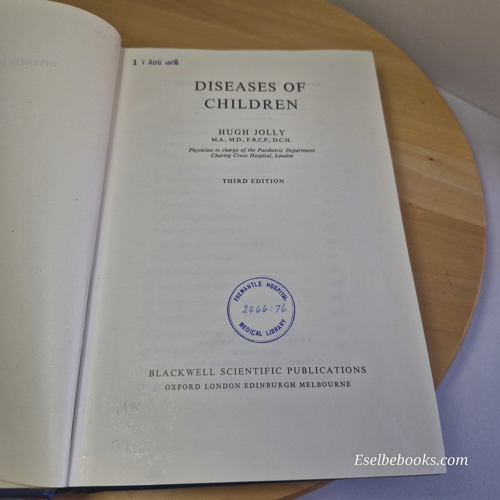Jolly's Diseases of Children By Hugh Jolly, Malcolm I. Levene 3rd edition - h...