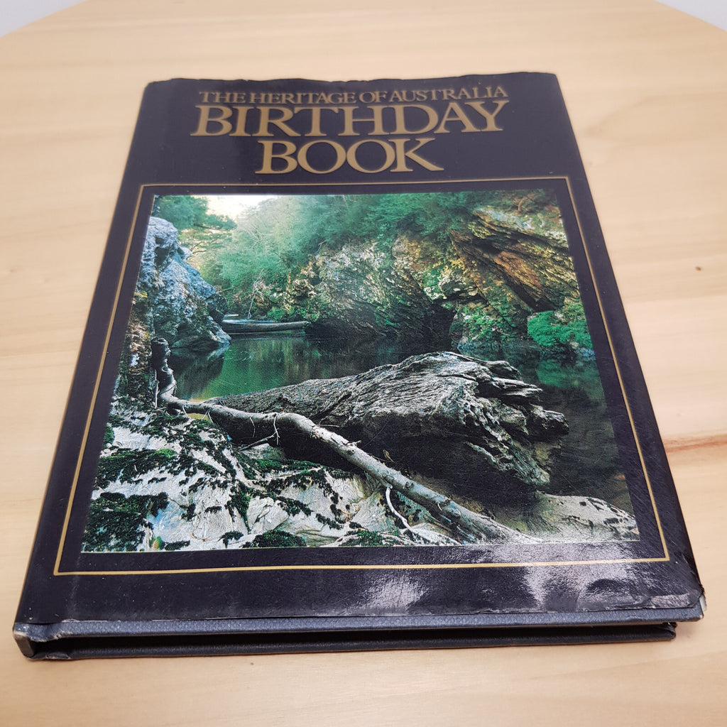 The Heritage of Australia Commission birthday book - unused hardback with dus...