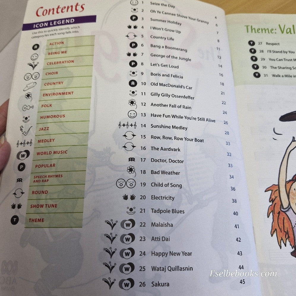 THE SING BOOK 2010 Let's Have Music ABC Sheet Song Book Primary School NO CD