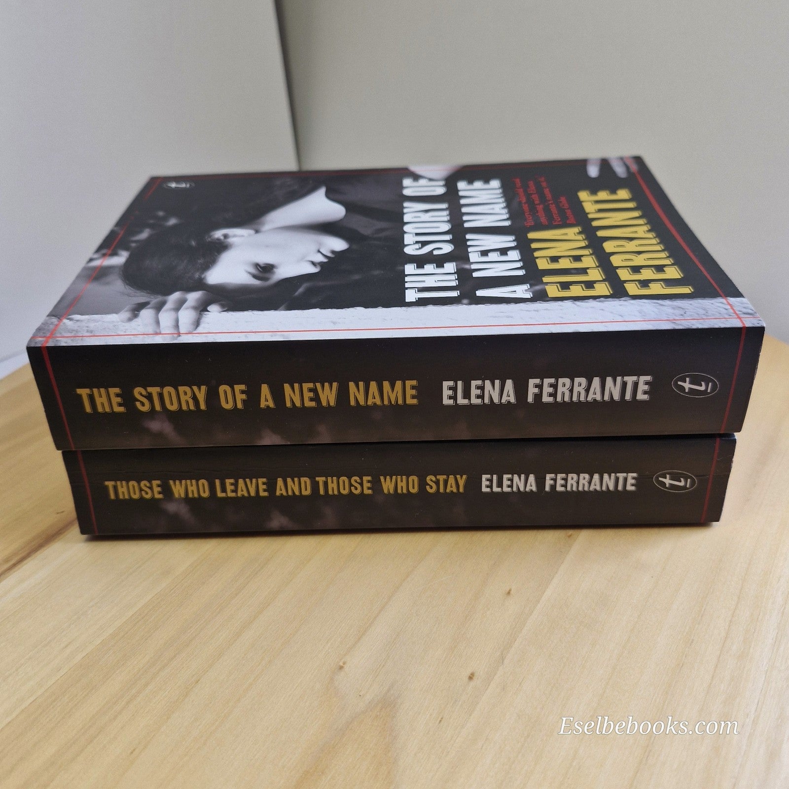 The Neapolitan Novels books 2 and 3 by Elena Ferrante - paperbacks