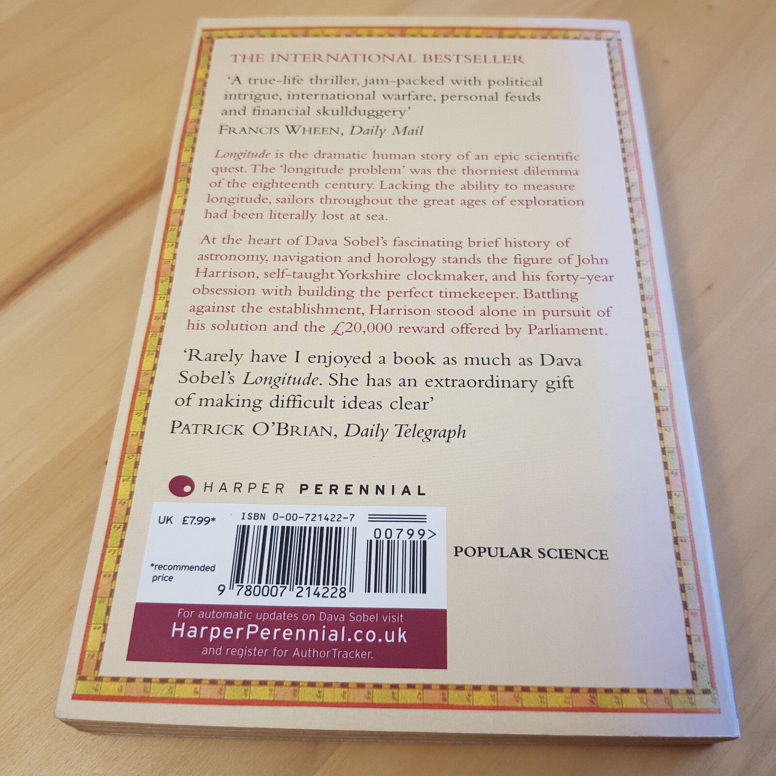 History: Longitude and Galileo's Daughter By Dava Sobel · 2011 - paperbacks