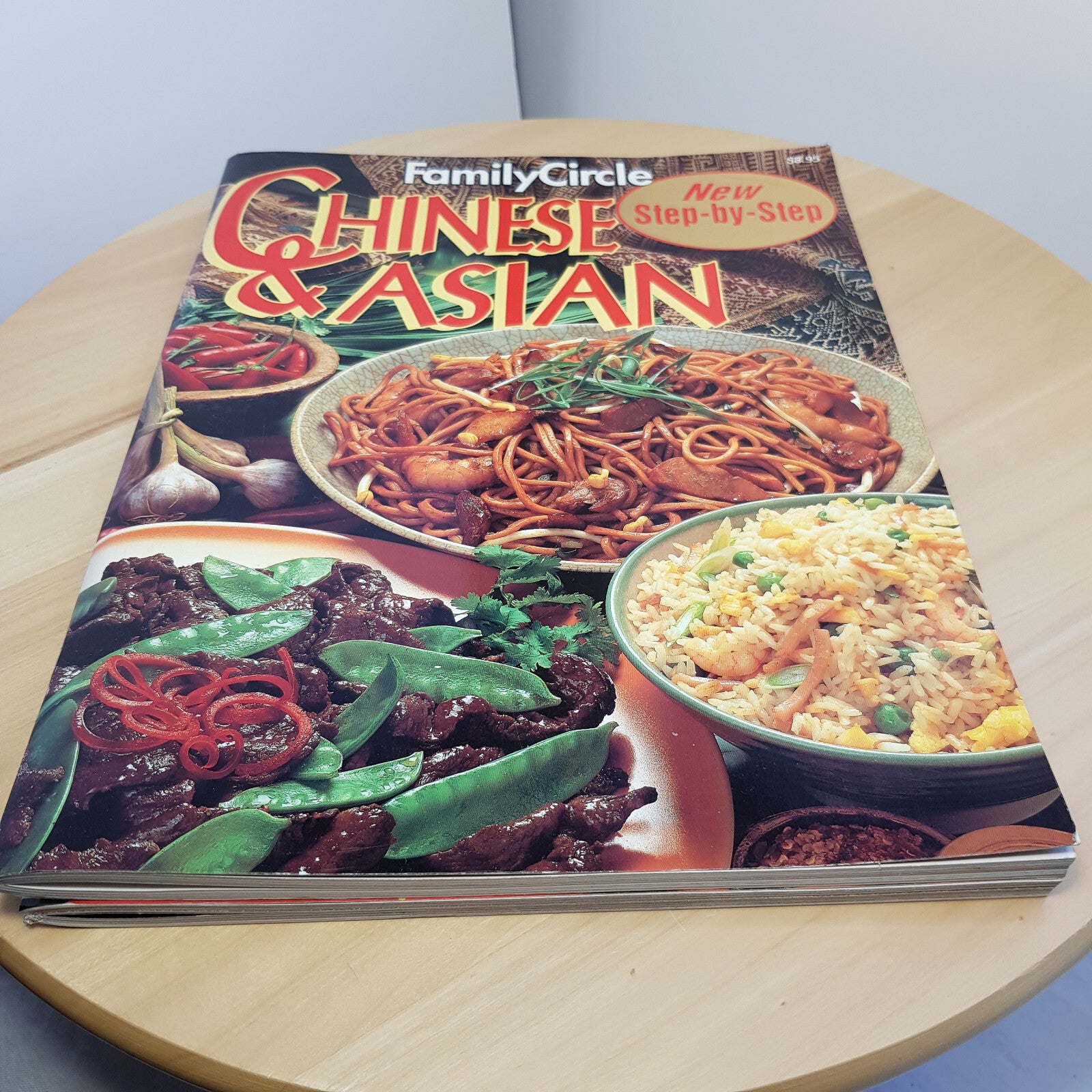 3 x Asian cuisine cookbooks by AWW/Family Circle - paperbacks