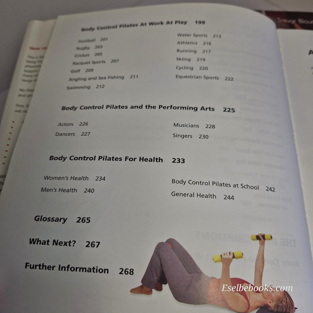 The official Body Control Pilates Manual Guide Lynne Robinson - hardback