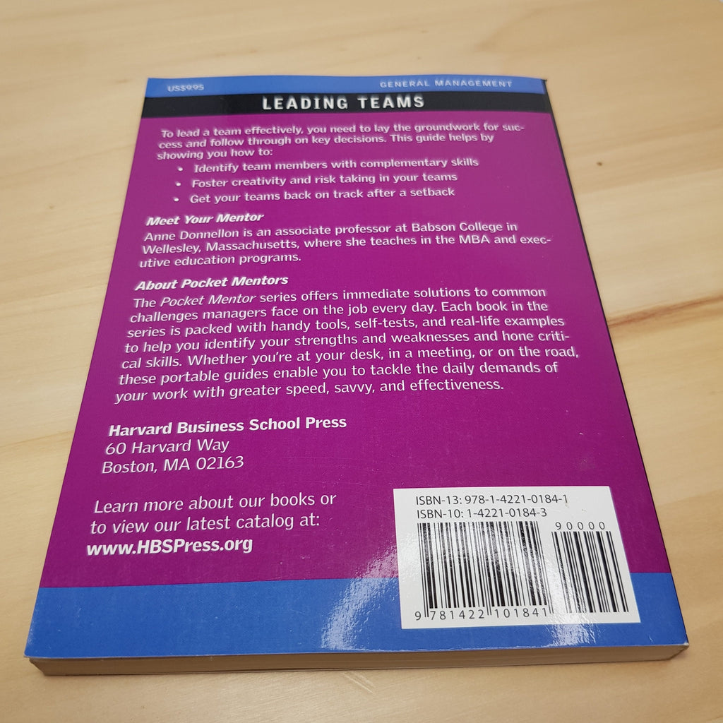 Leading Teams Expert Solutions to Everyday Challenges By Harvard Business Sch...